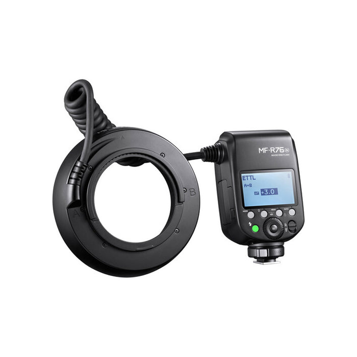 Godox MF-R76N + Macro Ring (Per Nikon)