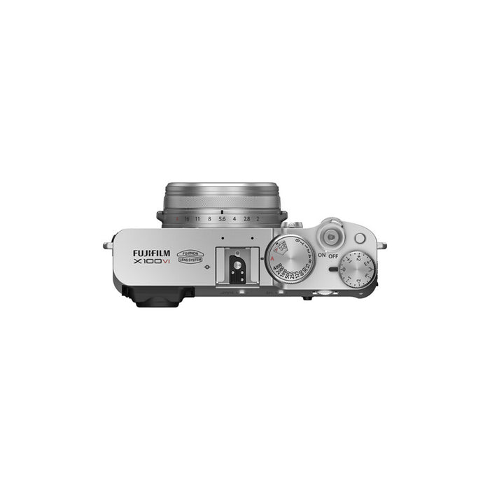 Top of Fujifilm X100VI (Silver) - Garanzia Fujifilm Italia