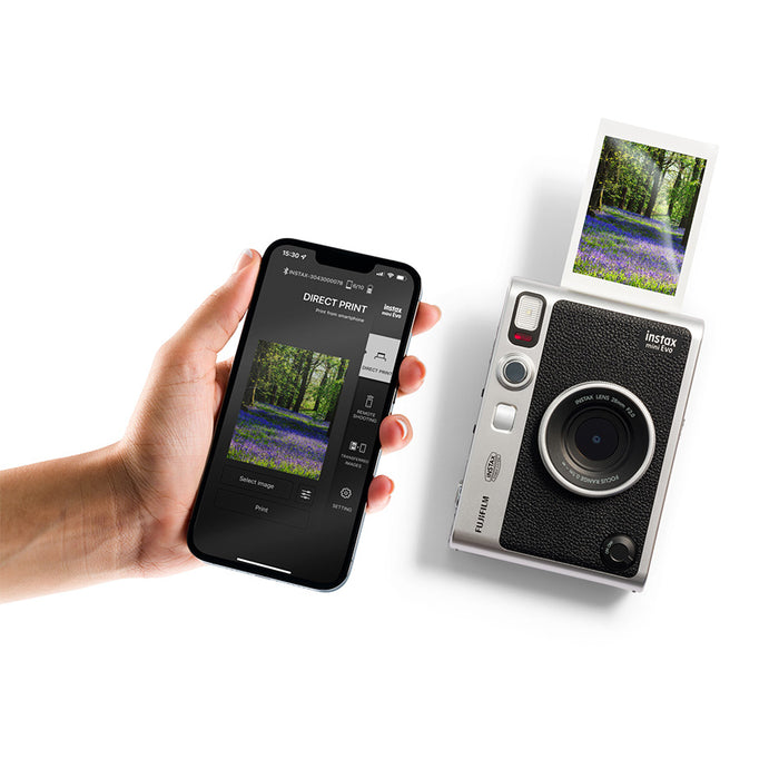 Fujifilm Instax Mini Evo Hybrid (Nera)- Garanzia Fujifilm Italia