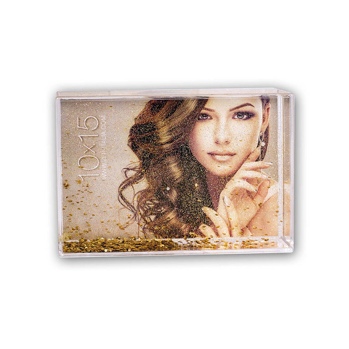 Cornice in acrilico "Shake frame (Gold)" (10x15) - Art. RB505