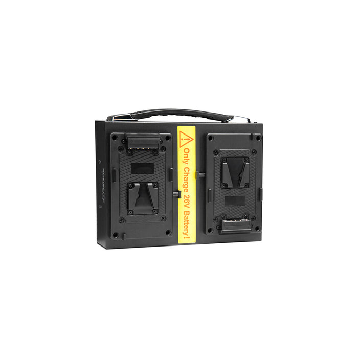 Nanlite caricabatterie BT-CGV-26V-2 (doppio)