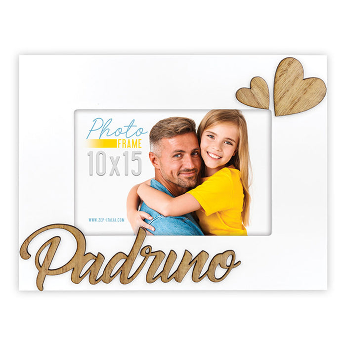 Cornice in legno "Padrino" (10x15) - Art. MN7746