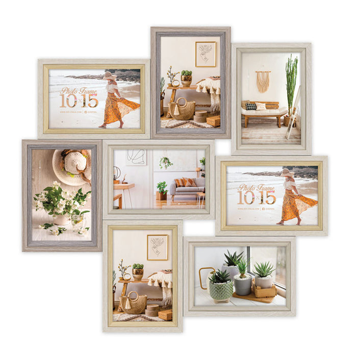 Cornice multipla in legno "Zara 8Q" (8x10x15) - Art. VZ882