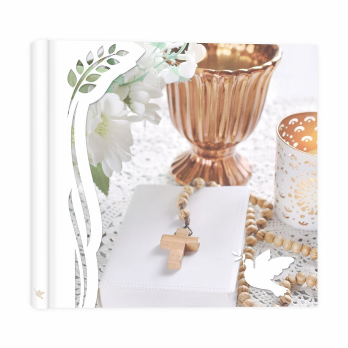 Album con pagine in cartoncino bianco "Comunion 17" 20 fogli (24x24)/20 fogli (31x31) - Art. CMR242420/CMR313120