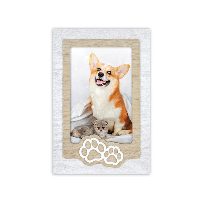 Cornice in legno "Zampa" (10x15) - Art. ZX3546