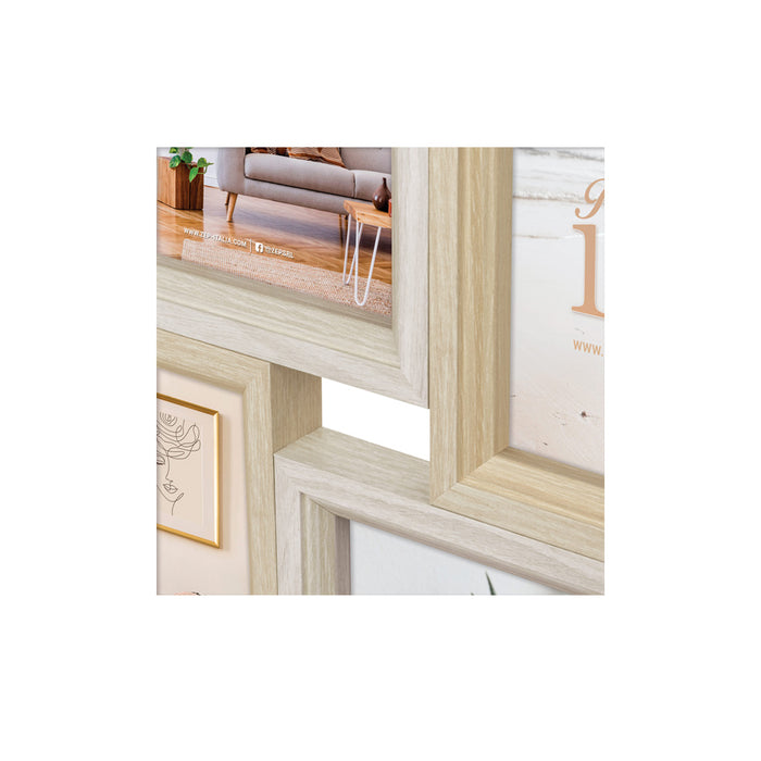 Cornice multipla in legno "Zara 8Q" (8x10x15) - Art. VZ882
