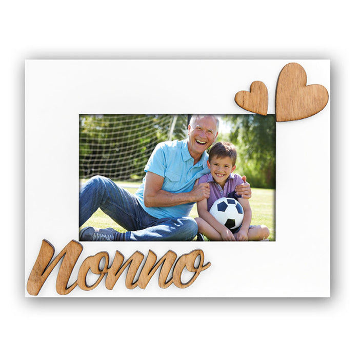 Cornice in legno "Nonno Hi" (10x15) - Art. MN46HI