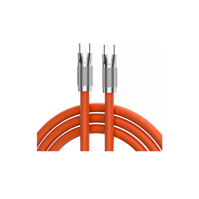 OneGear cavo zinco 120W 6A Type-C>TYPE-C 1m - Arancione