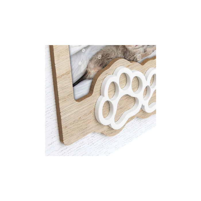 Cornice in legno "Zampa" (10x15) - Art. ZX3546