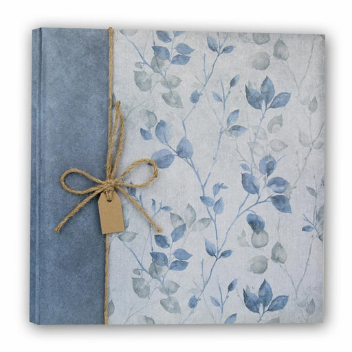 Album con pagine in cartoncino bianco "Garden Blue" 20 fogli (24x24)/50 fogli (32x32) - Art. GD242420B/GD323250B