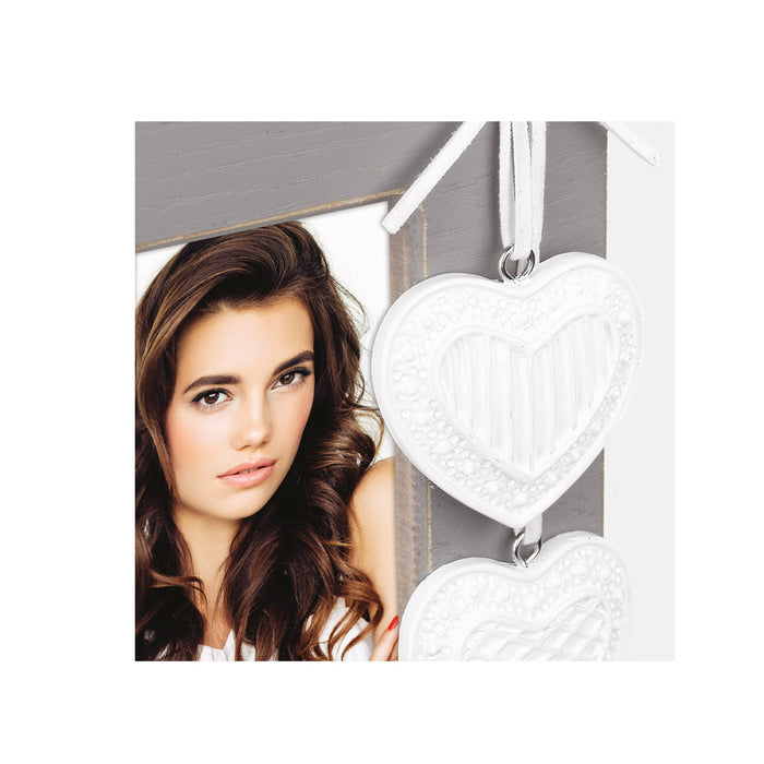 Cornice in legno "Melissa Grey" (10x15) - Art. NL224G