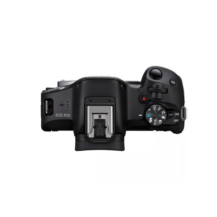 Canon EOS R50 + RF 18-150mm F3.5-6.3 IS STM ghiere e comandi - Garanzia Canon Italia-