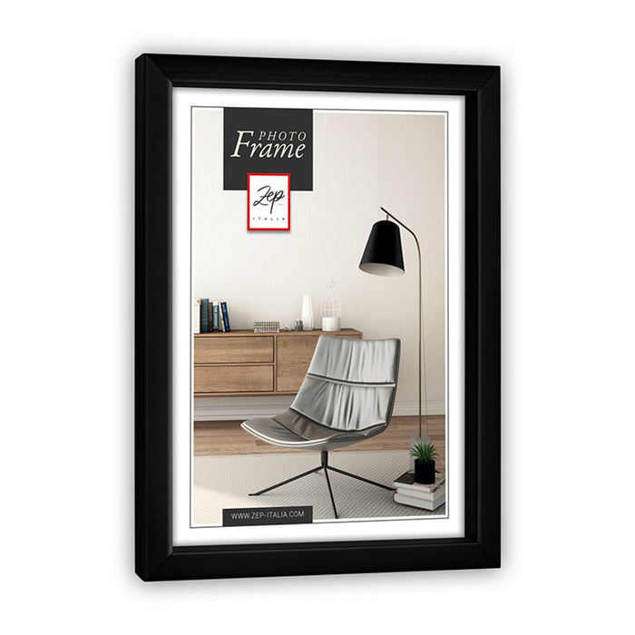 Cornice in plastica "Newton Black" (10x15)/(13x18)/(15x20)/(20x30) - Art. NE346B/NE357B/NE368B/NE323B