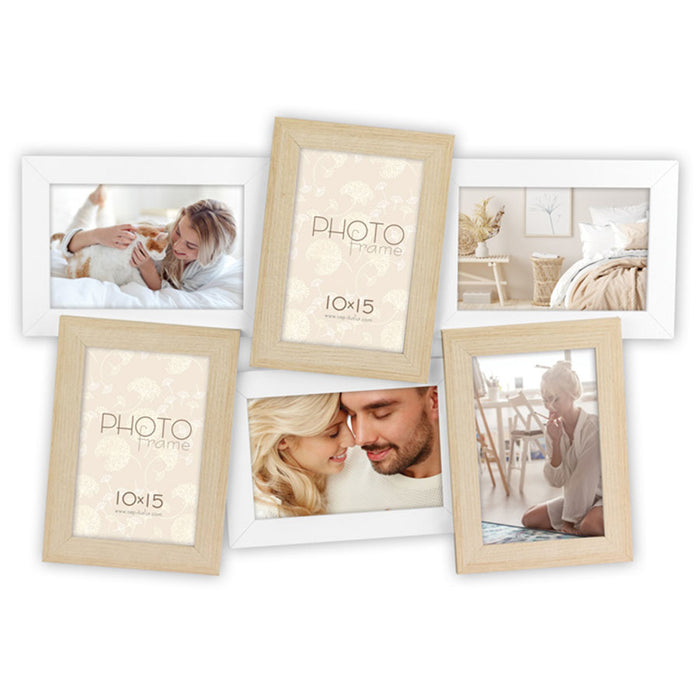 Cornice multipla in legno "Favignana" (6x10x15) - Art. DB886