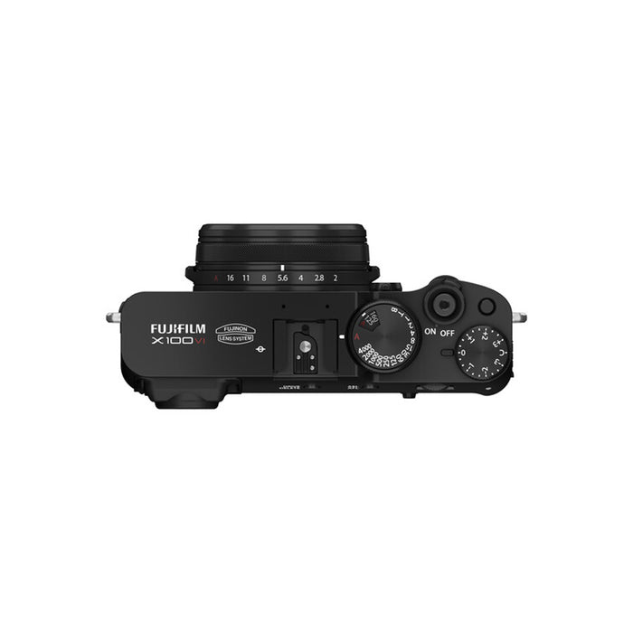 Top of Fujifilm X100VI (Black) - Garanzia Fujifilm Italia