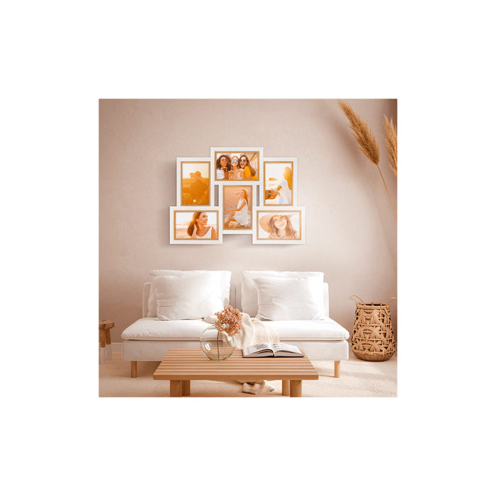 Cornice multipla in legno "Ayas 6Q" (6x10x15) - Art. CV662