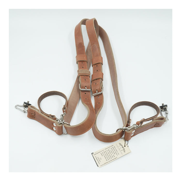 Leather Camera Bag Tracolla Pistolero Deluxe - (Cuoio Chiaro)