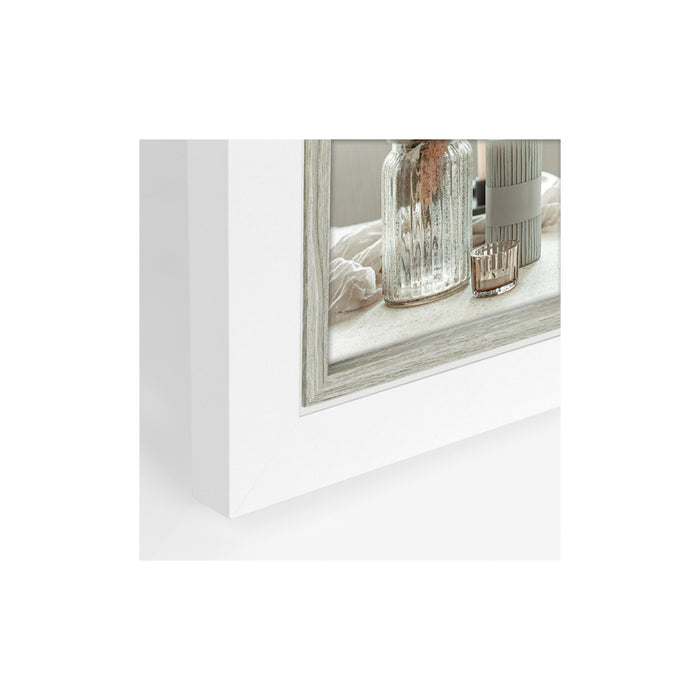Cornice multipla in legno "Sion 2Q" (2x10x15)/(2x13x18) - Art. CD786/CD787