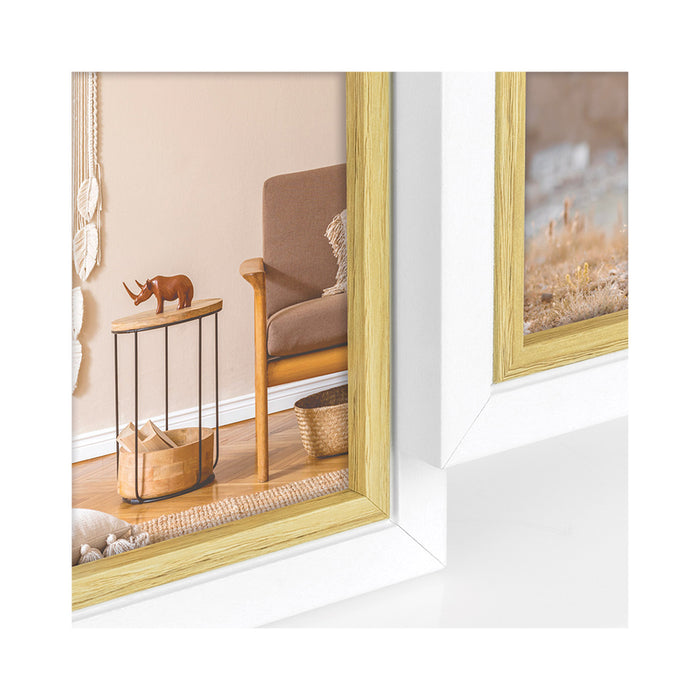 Cornice multipla in legno "Ayas 4Q" (4x10x15) - Art. CV442