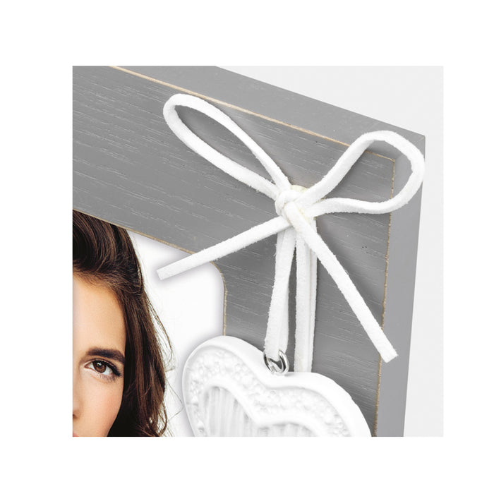 Cornice in legno "Melissa Grey" (10x15) - Art. NL224G