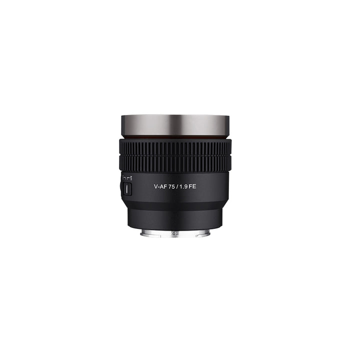 Samyang V-AF 75mm T1.9 FE (per Sony) - Garanzia Fowa Italia