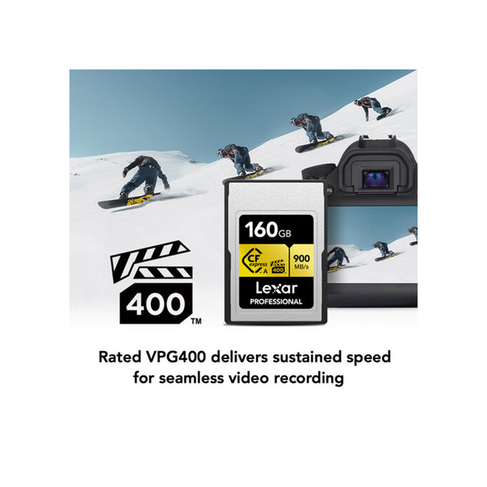 Lexar Scheda Cfexpress Tipo A 160GB Serie Gold