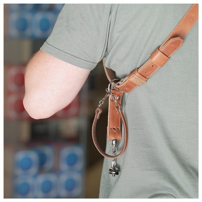 Leather Camera Bag Tracolla Pistolero Deluxe - (Cuoio Chiaro)