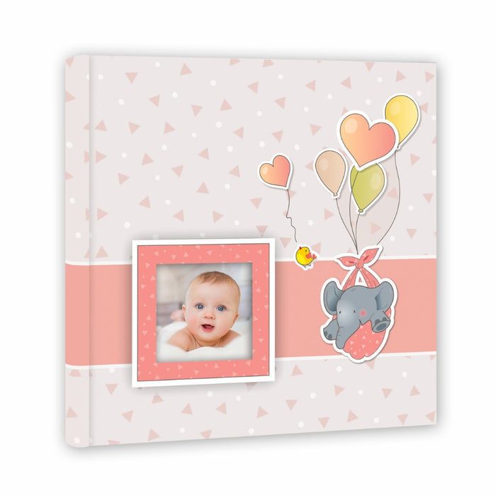 Album con pagine in cartoncino bianco "Pierre Pink"