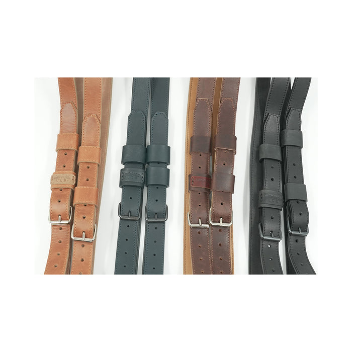 Leather Camera Bag Tracolla Pistolero Deluxe - (Cuoio Chiaro)