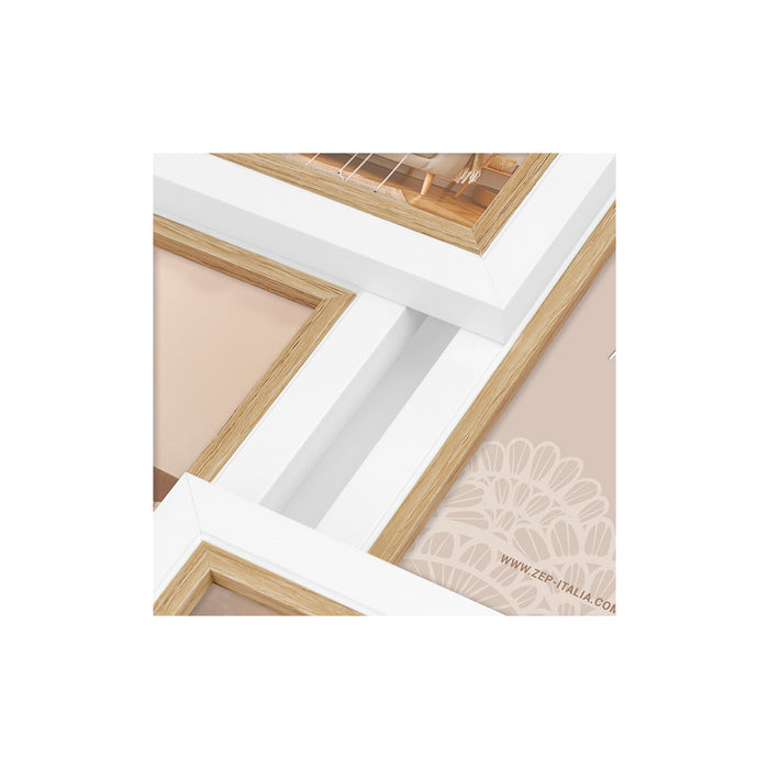 Cornice multipla in legno "Ayas 6Q" (6x10x15) - Art. CV662