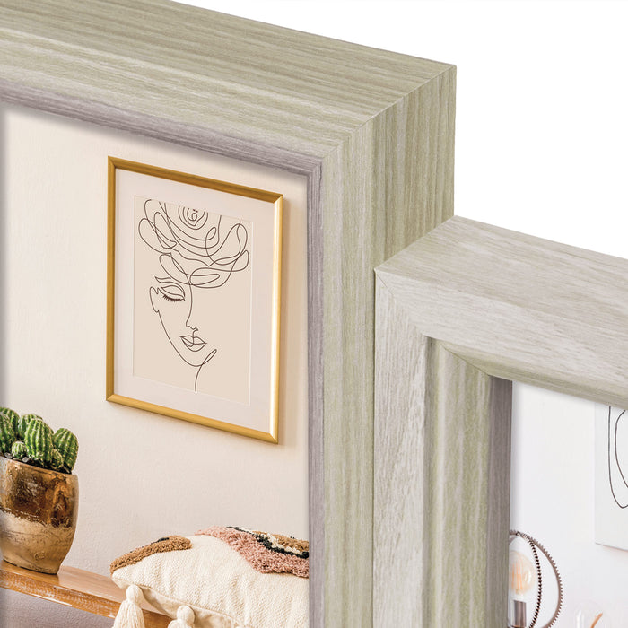 Cornice multipla in legno "Zara 6Q" (6x10x15) - Art. VZ662