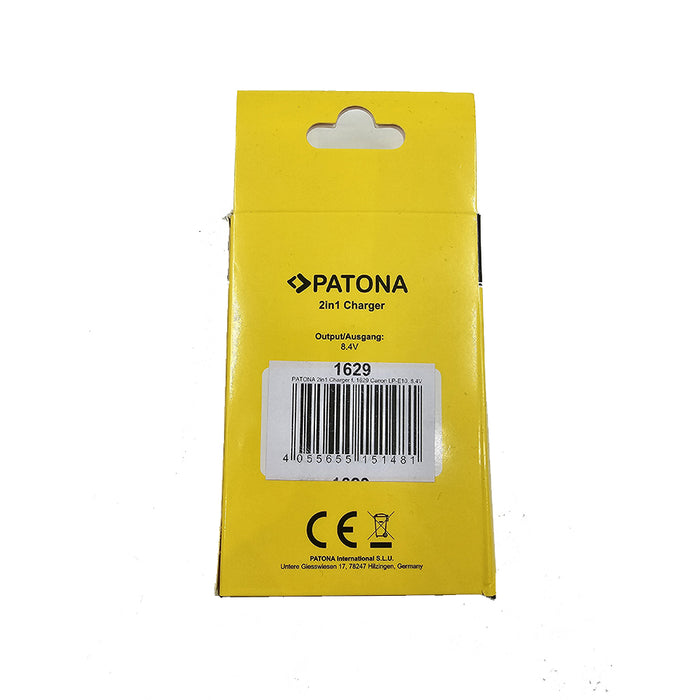 Patona Caricabatterie 2 in 1 per LP-E10 (1629)