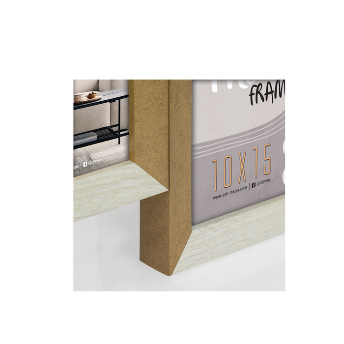 Cornice multipla in legno "Vercelli (White)" (4x10x15) - Art. DN496W