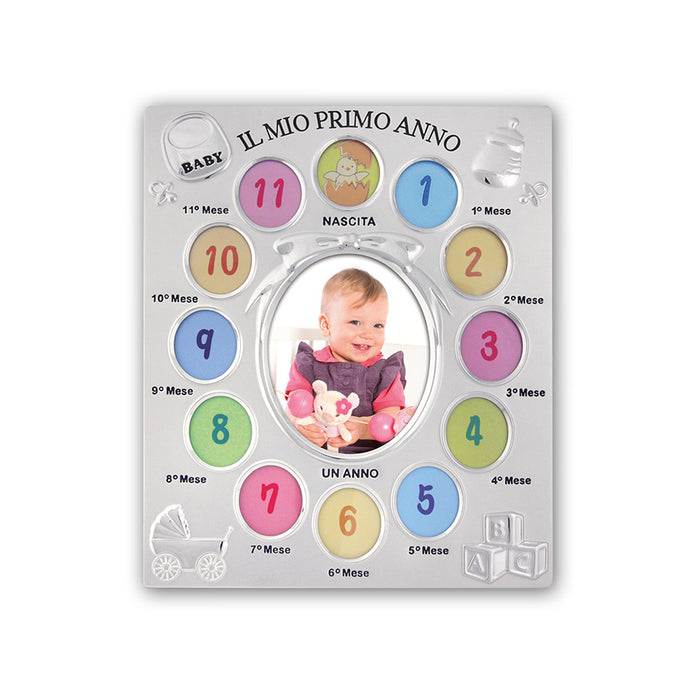 Cornice in metallo "Nascita" (10x13-12x4x5) - Art. 355ASSE05I